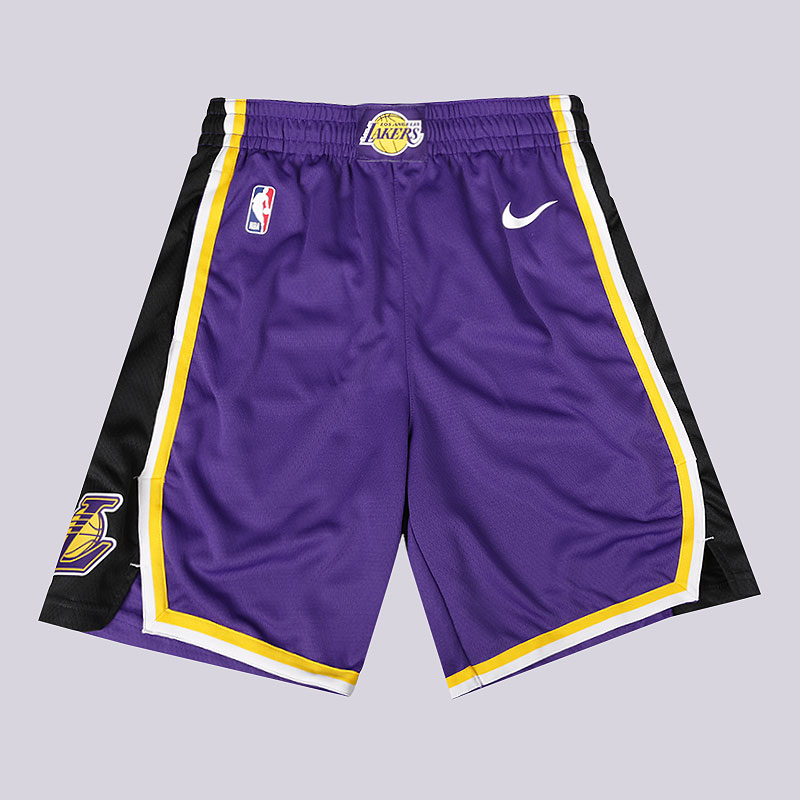 мужские фиолетовые шорты Nike Los Angeles Lakers Shorts AJ5615-504 - цена, описание, фото 1